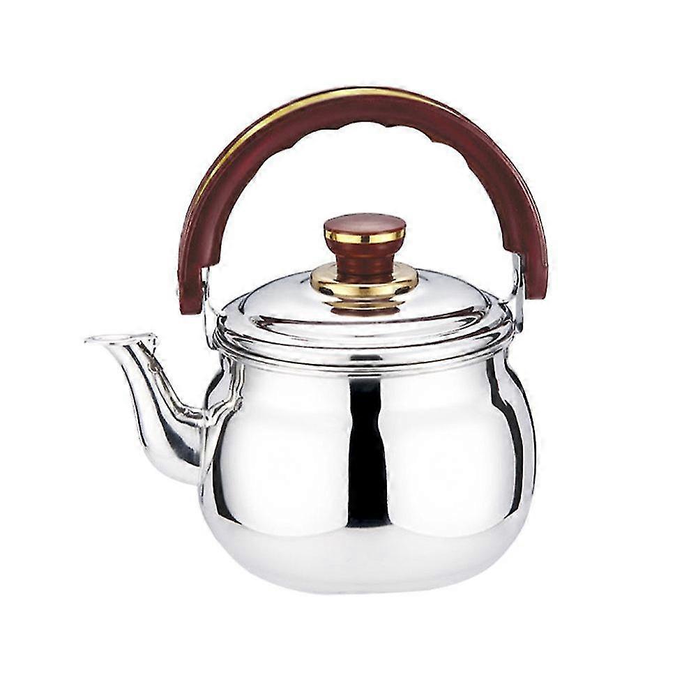 1pc stainless steel teakettle kitchen whistle boiling water kettle