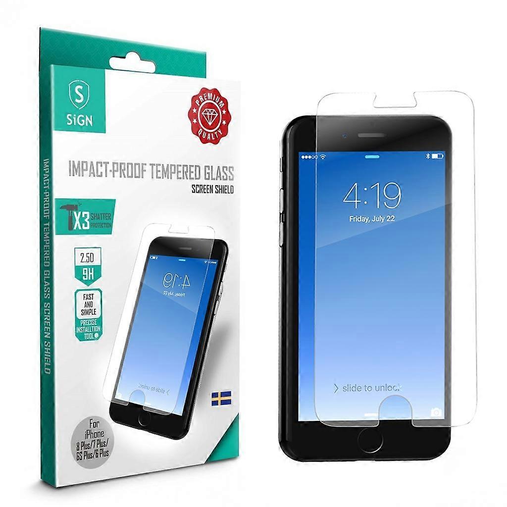 Tempered Glass Screen Protector for iPhone 6/6S/7/8 Plus