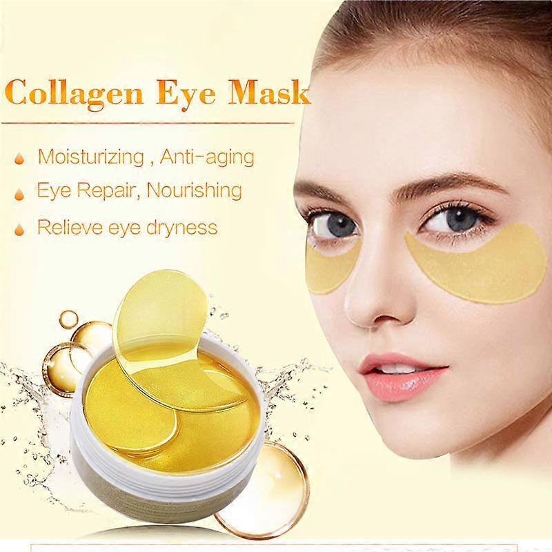 60Pcs/Box Collagen Eye Masks Hydrogel Eye Patches Pads Moisturizing Skin Care