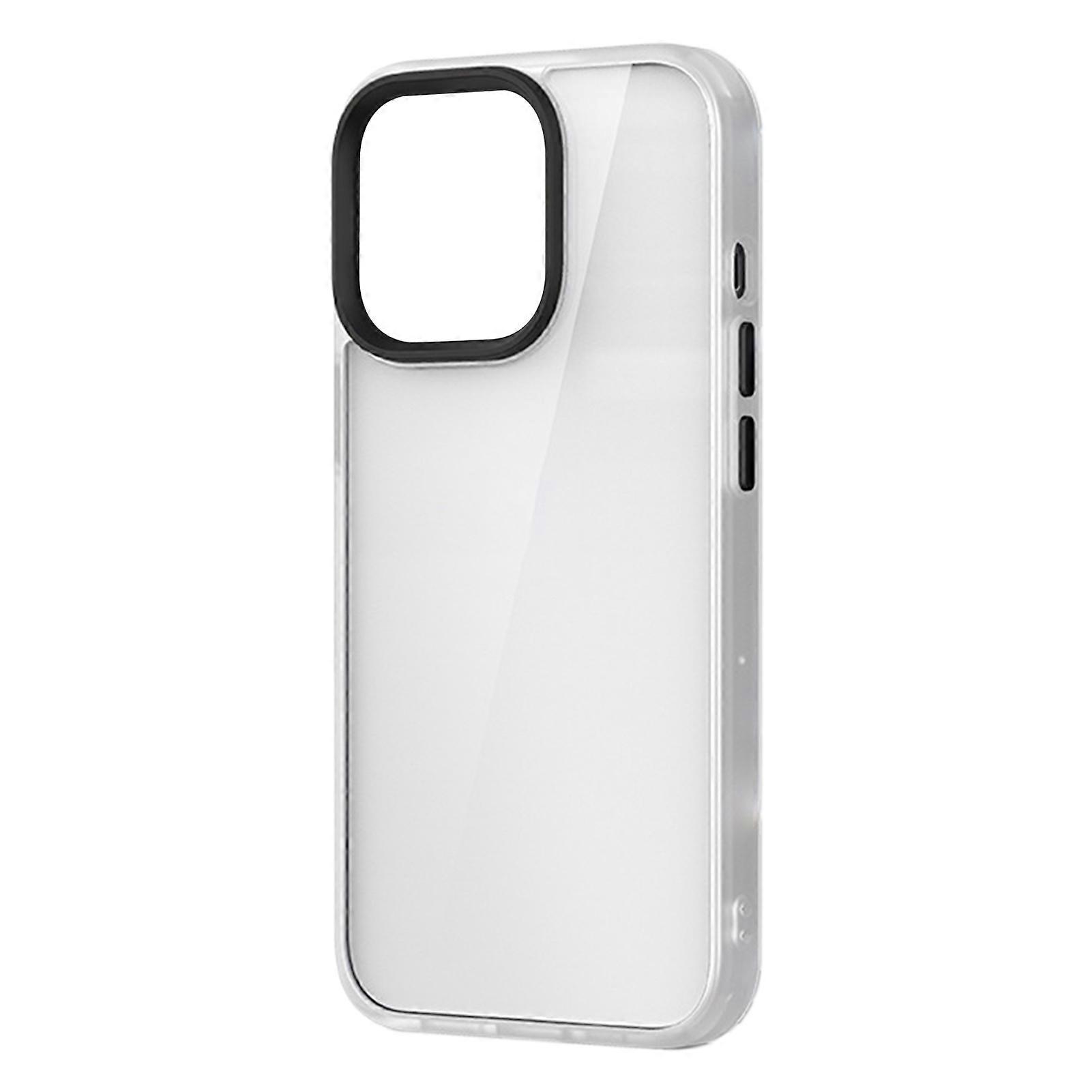 Phone Case Shockproof Frosted Transparent Non-slip Anti-scratch TPU Frame Heavy Duty Mobile Phone Protection Case for iPhone14 Pro Max