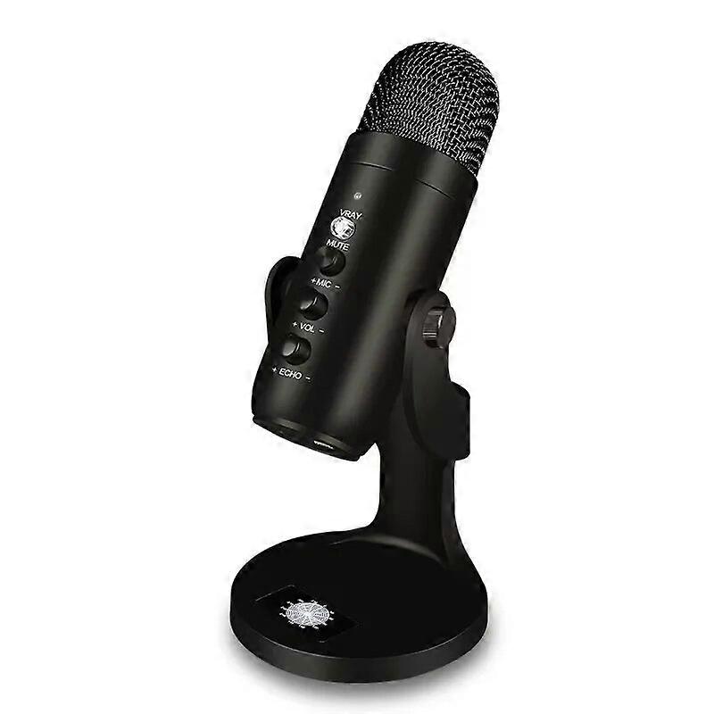 Professional Microphones Desktop Condenser Microphone USB Plug and Play Studio Recording Handheld Audio Recorder Mic for Podcast