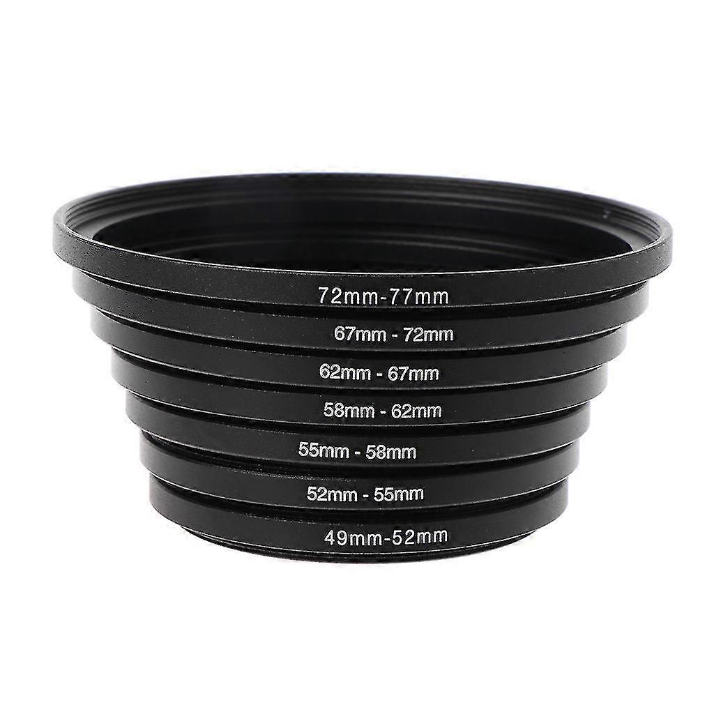 Metal Step Up Rings Aluminum Universal Lens Adapter Filter 49mm To 77mm Filter