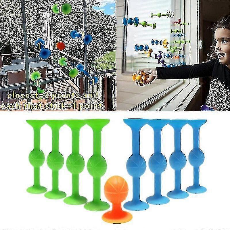 인기있는 다트 게임 빨판 다트 세트 실내 및 실외 블루 4 개, 녹색 4 개, 주황색 1 개 9 팩