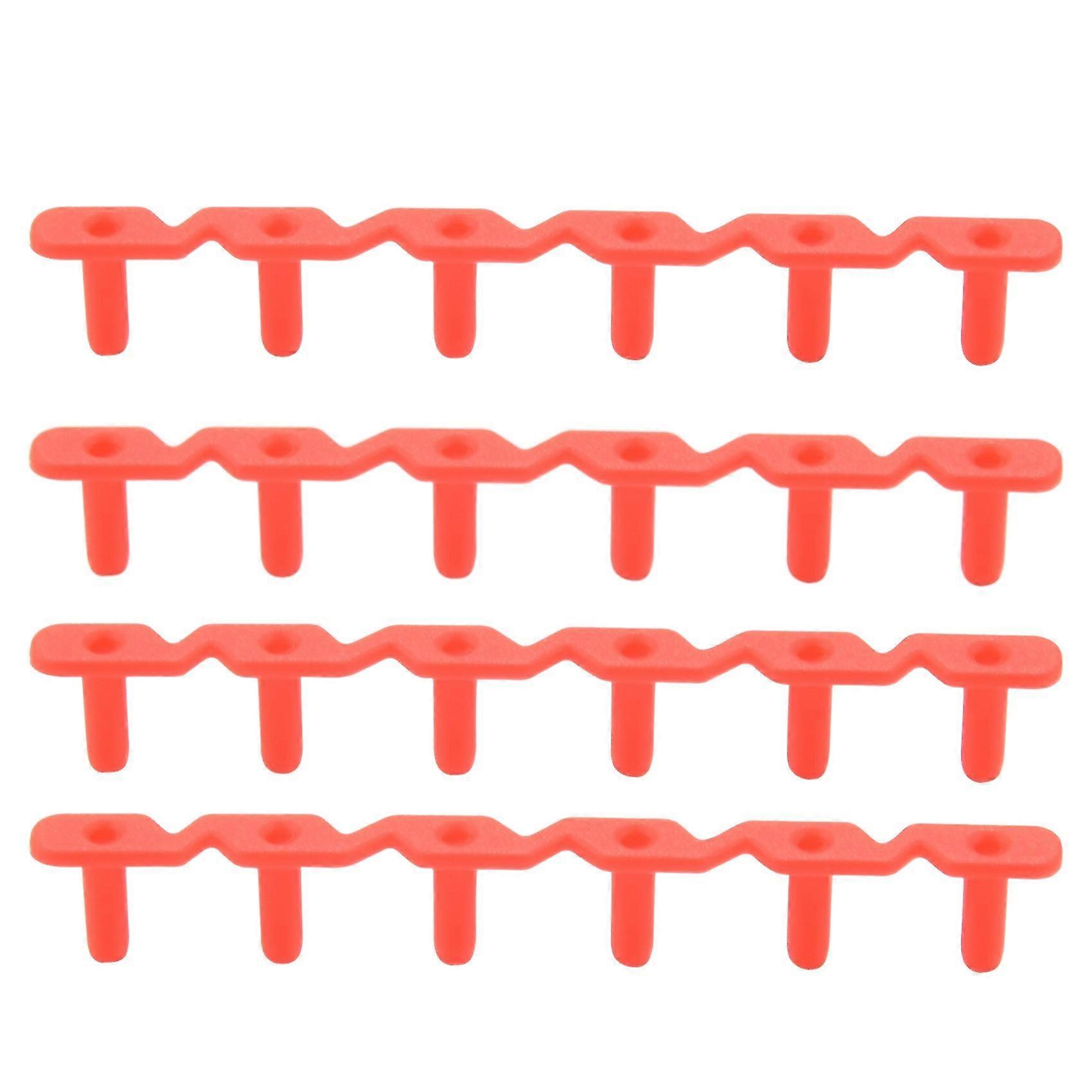Badminton Racket Racquet Stringing Grommets Eyelets Replacement Accessories Guard Tube 6 Nails Type Red