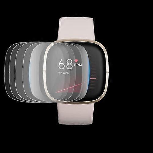 5 PCS for Fitbit Versa 3 / Sense TPU Soft Explosion-proof Screen Film
