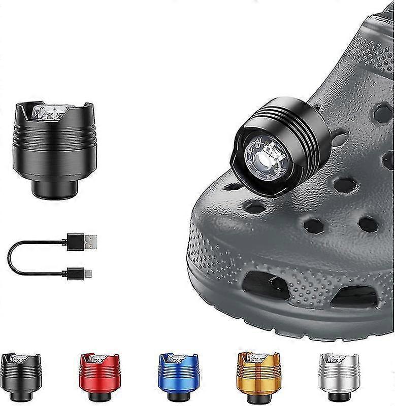 Ladattavat ajovalot Crocsille 2kpl, valot taskulamput kiinnitys Crocsille