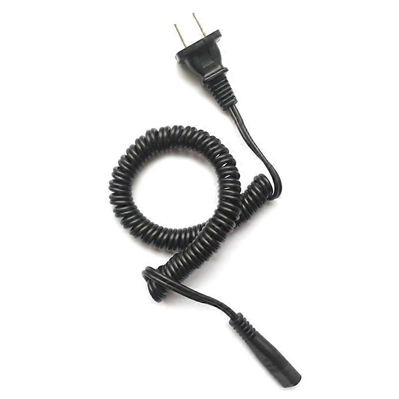 US Plug Shaver Charger Power Spring Cord Fit for Shaver HQ487 HQ488