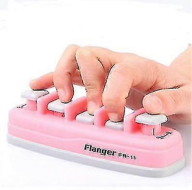 Piano Training Finger Force Exerciser Hand(pink)