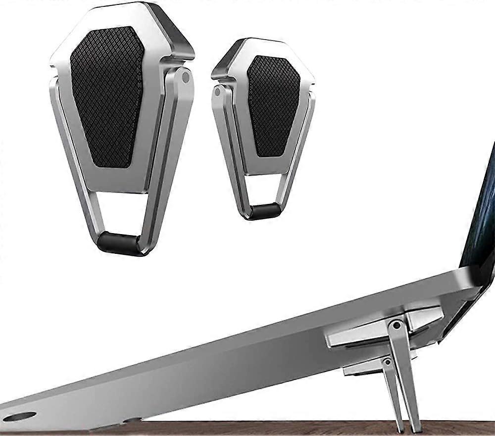 2 Pack Mini Laptop Stand, Invisible Laptop Stand, Foldable Laptop Stand, Lightweight Stand, Suitable for Keyboard Tablets and Laptops
