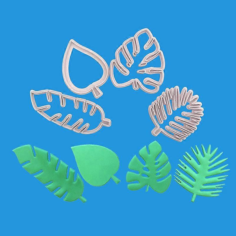 Polaoyi 4-piece tropical leaf mold