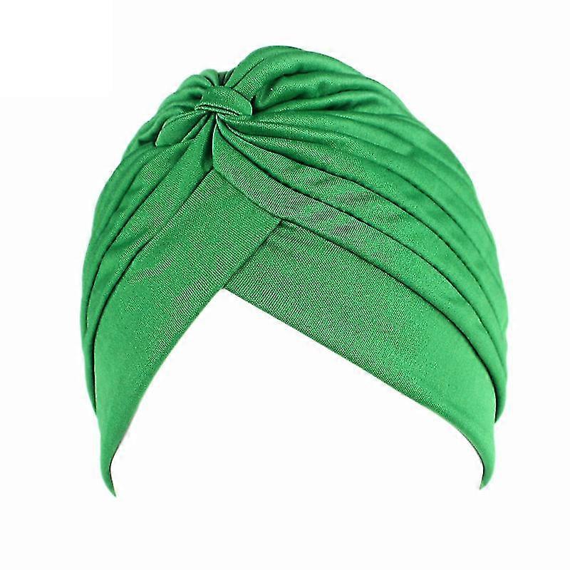 Femme Solid Turban Hat Head Wrap Beanie Chemo Cap Headwear
