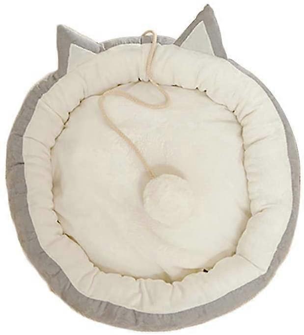 Cat Nest Cat House, Cat Ear Shape Bunk Nest Cozy Cat Puppy Ball Toy