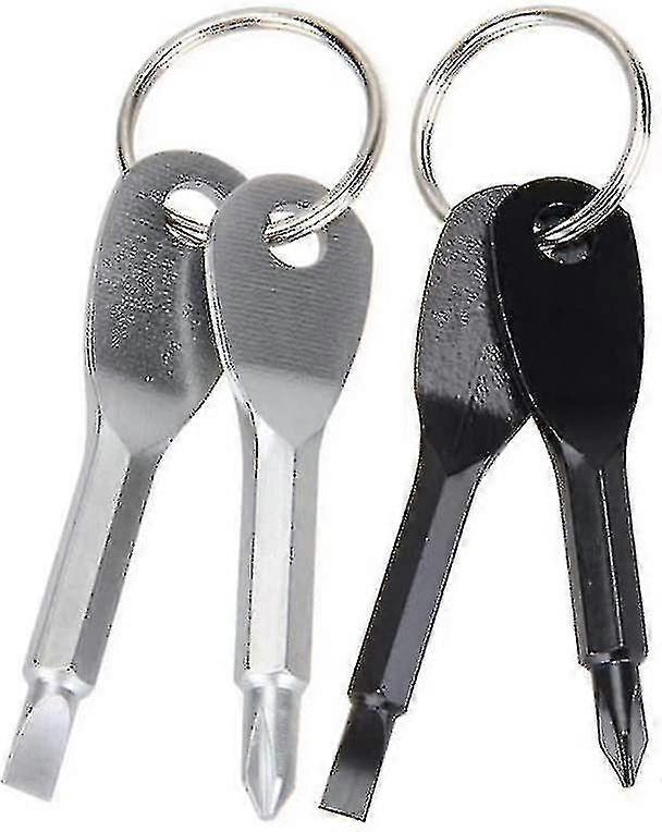 4 Pieces Pocket Screwdriver Wrenches, Keychain Screwdriver, Mini Screwdriver