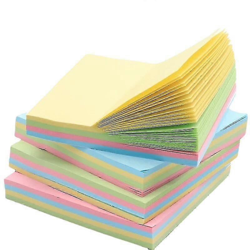 Self-adhesive Sticky Notes Sticky Notes In 76 X 76 Mm Sticky Notes Colorful Notes Colored Notepads Of 500 Sheets In Colors For Office Household Studen