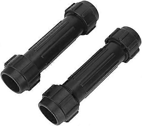 2pcs Paddle Connector Plastic Paddle Oars Shaft Connector Screw Joint Part Replacement for Inflatable Boat Kayak Canoe Paddles