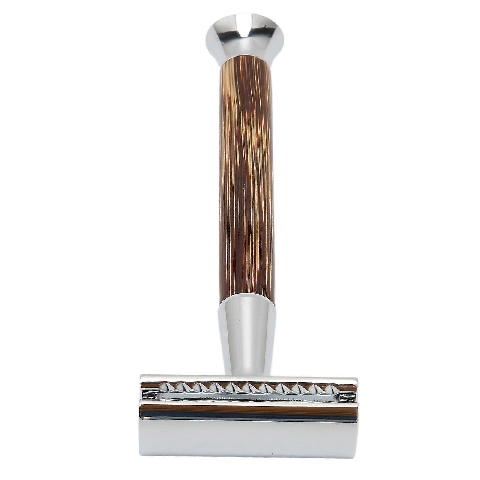 Safety Shaver Professional Double Edge Razor with Heavy Duty Long Handle for Everyday Use