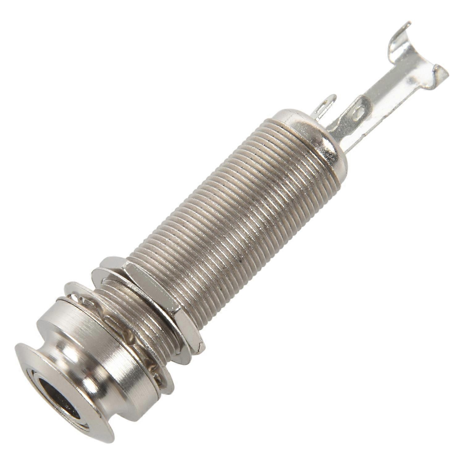 10PCS Guitar Pickup Endpin Output Nickel Strap Lock Chrome