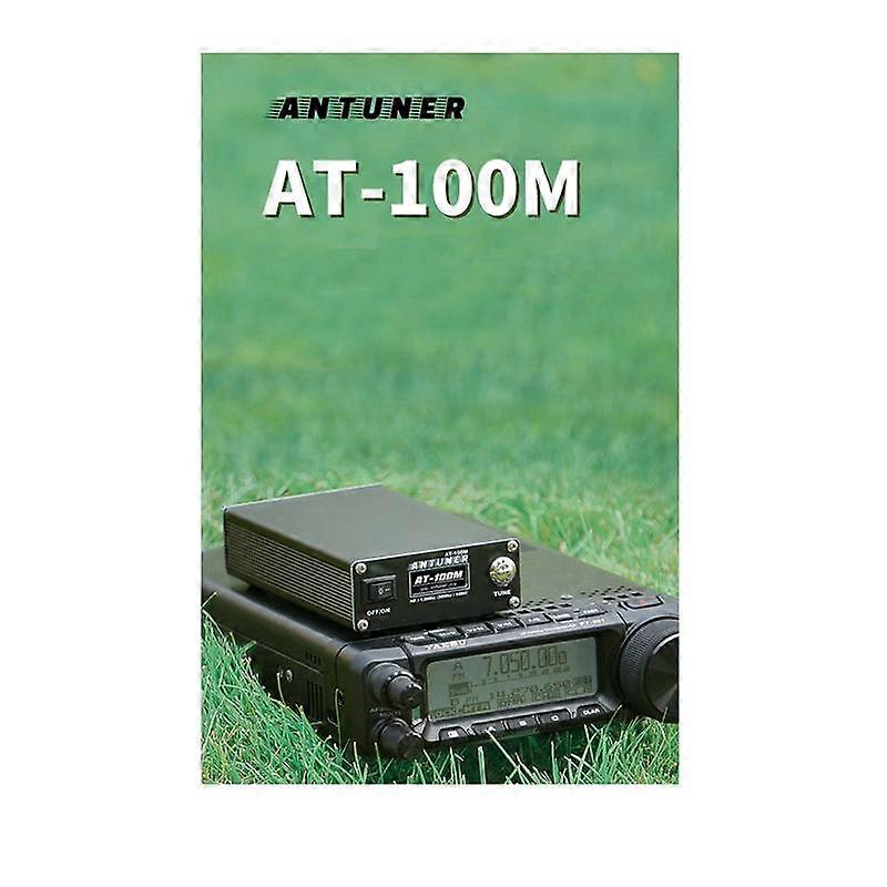 通用1.8MHz-30MHz ATU-100 ATU-100M 100W QRP天线自动调谐器+SWR仪表2合1适用于HF无线电U