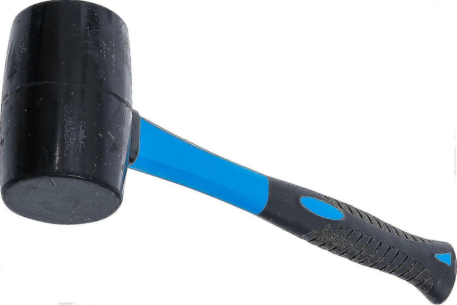 Rubber Mallet | Fiberglass Handle | Black Head |500 G