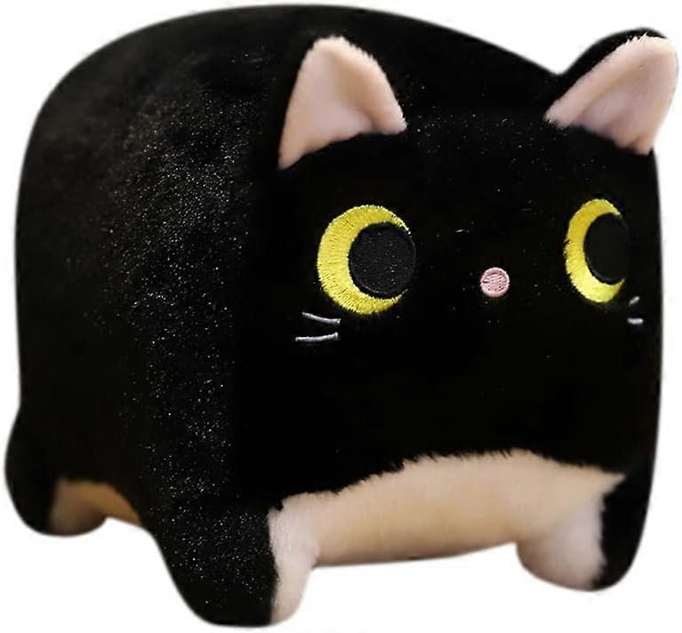 Cat Plush Toy Pillows, Cute Square Cat Toy, Plush Cat Toy, Stuffed Plush Toys for Kids (16cm)