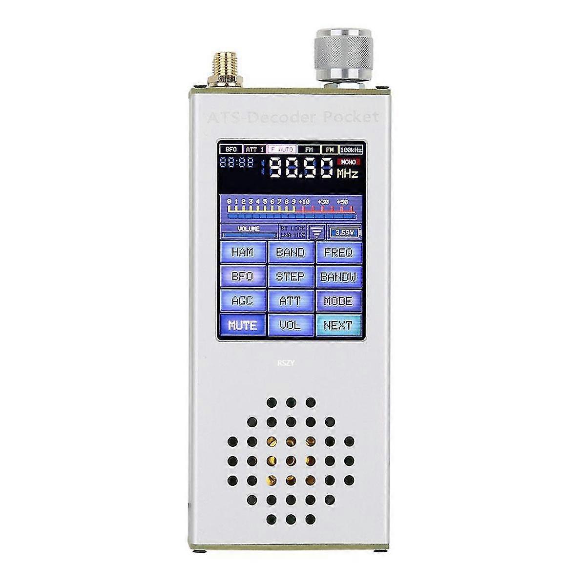 Decoder Pocket 4.17 Version Full Band FM Ssb Sdr Am Lsb Usb Handfunkempfänger