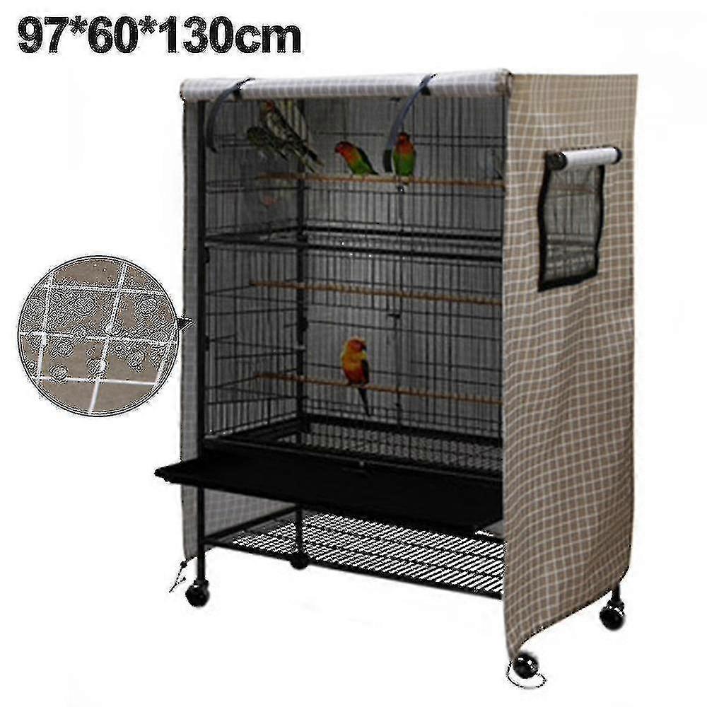 Large Washable Parrot Cage Windproof Dustproof Night Cover