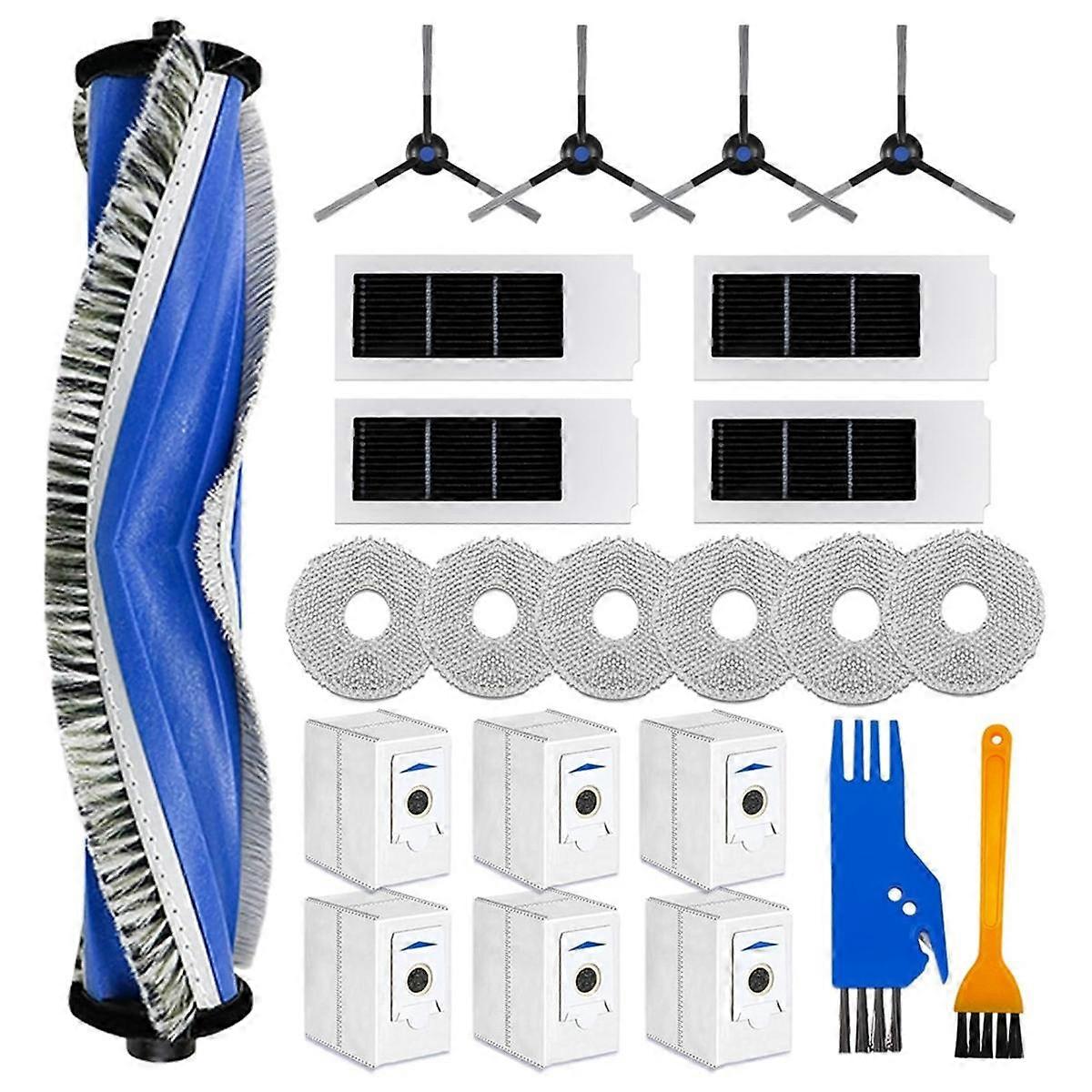T30s / T30sコンボロボット掃除機メインサイドブラシHEPAフィルターモップクロスダストバッグパーツ用