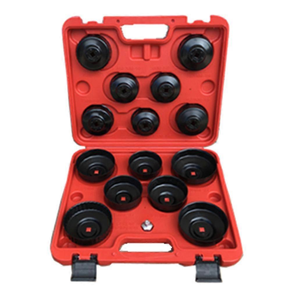 10 pezzi universale Cambio olio Filtro Cap Wrench Cup Socket 3/8 Inch Square Drive Oil Canister Sock