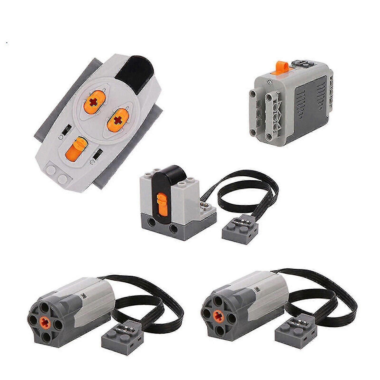 5pcs Power Functions M Moteur Batterie Ir Remote Receiver Set Robot Technic Pièces Nouveau