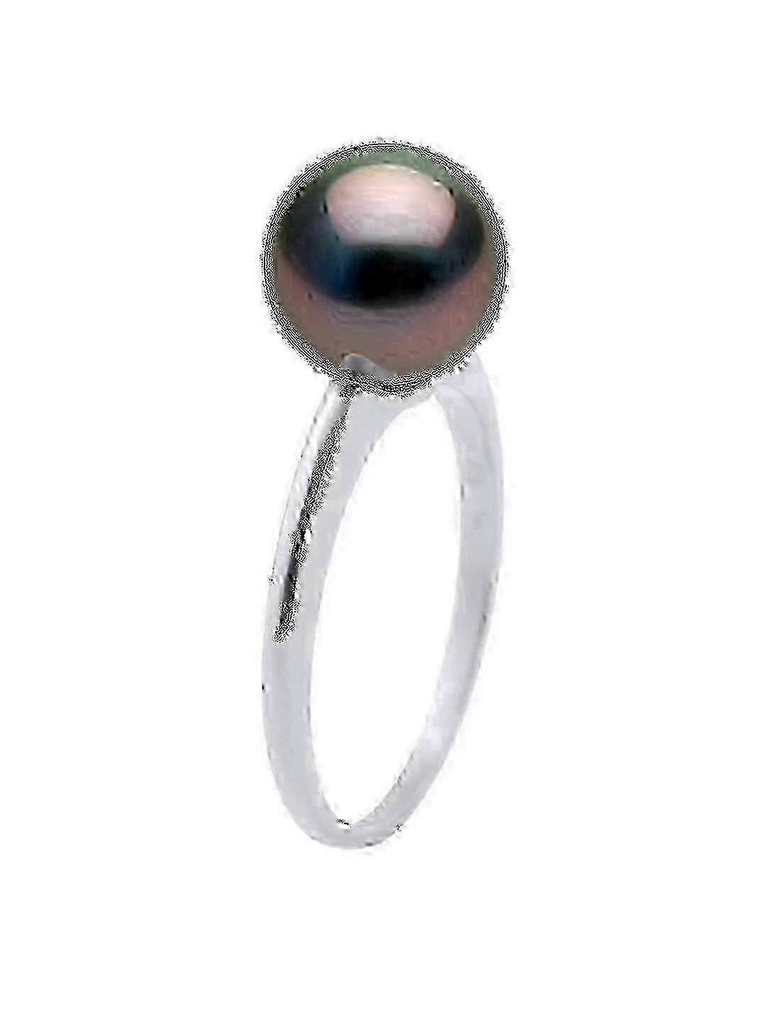 Tahiti Perlen Ring 8-9 mm - Silber - ANIROA