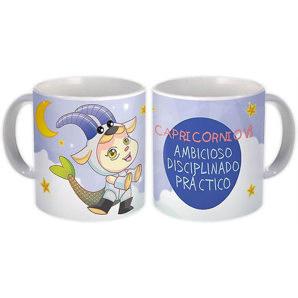 Geschenkbecher: Capricornio Sternzeichen,