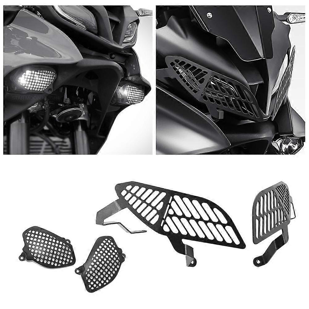 Ματ μαύρα προστατευτικά προβολέων για Yamaha Tracer 9 Tracer9 GT 2021 2022 Κάλυμμα σχάρας προστασίας φαναριού κεφαλής μοτοσικλέτας