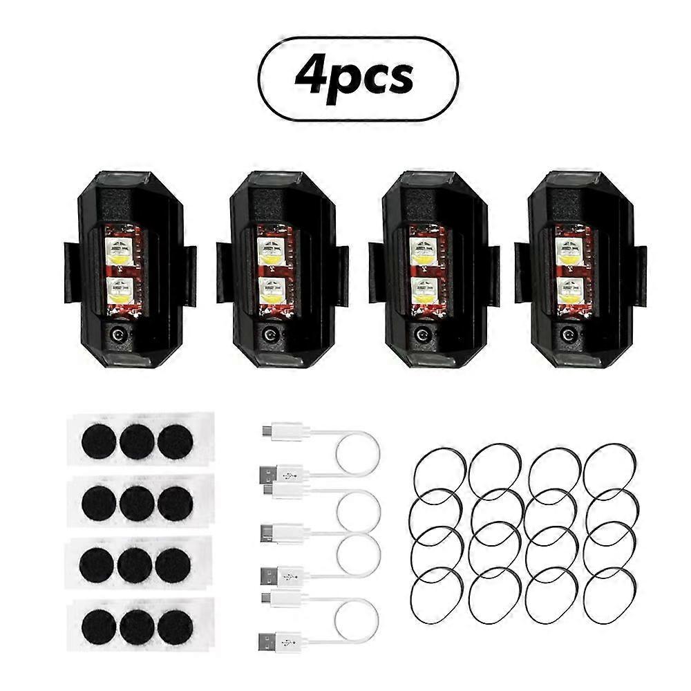 Motorcycle Led Mini Signal Light Drone Strobe Light 7 Colors Turn Signal LED For Car Bike