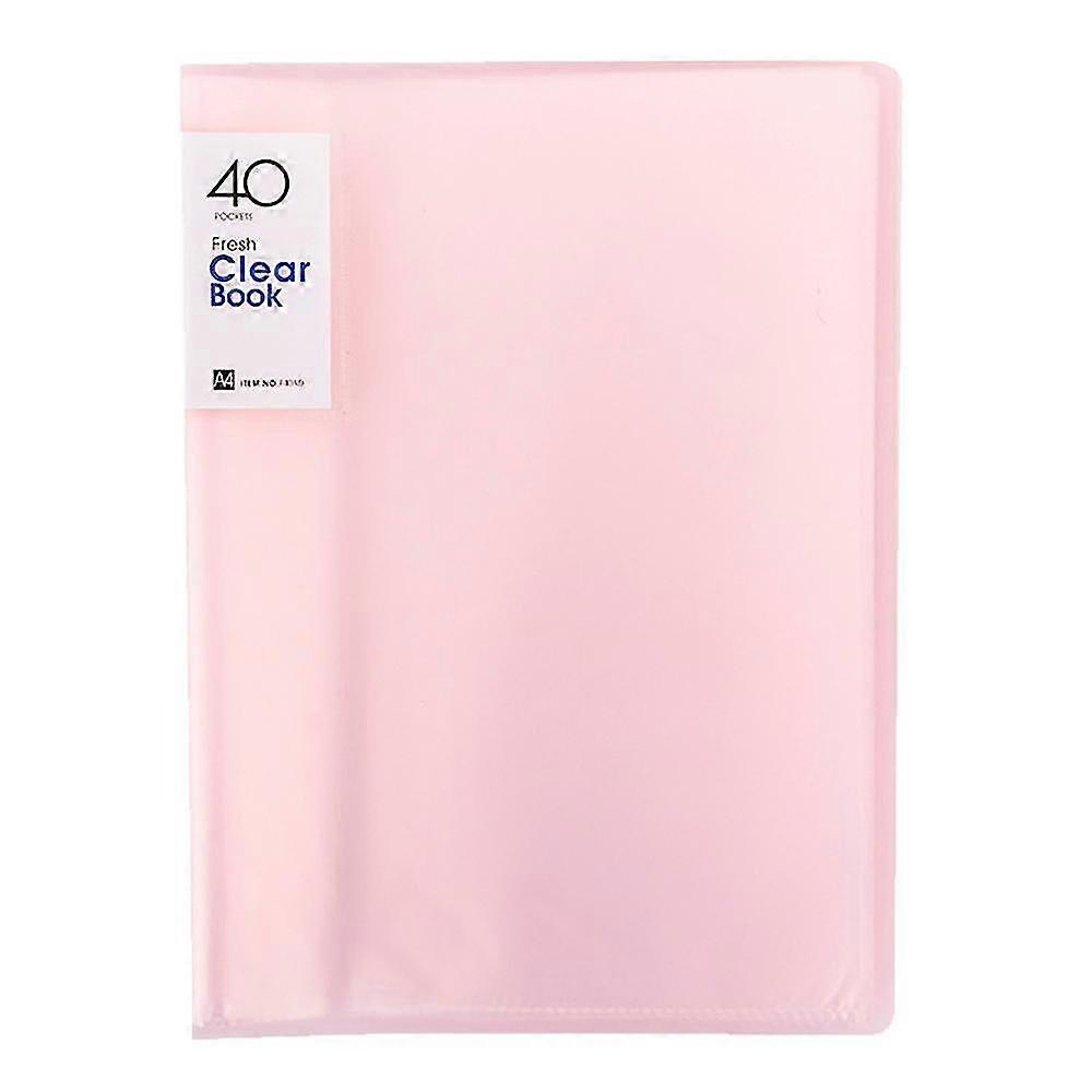 Transparent Simple And Lightweight A4 Loose-leaf Folder Pp Student Data Sheet Music Folder