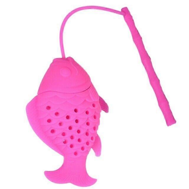 Handle Tea Infuser Fish Silicone Loose Leaf Tea Filter Strainer Diffuser TeaTool