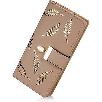 2set porte-monnaie pour femmes, portefeuille en cuir à deux volets sac à main en cuir porte-cartes en cuir sac à main en cuir