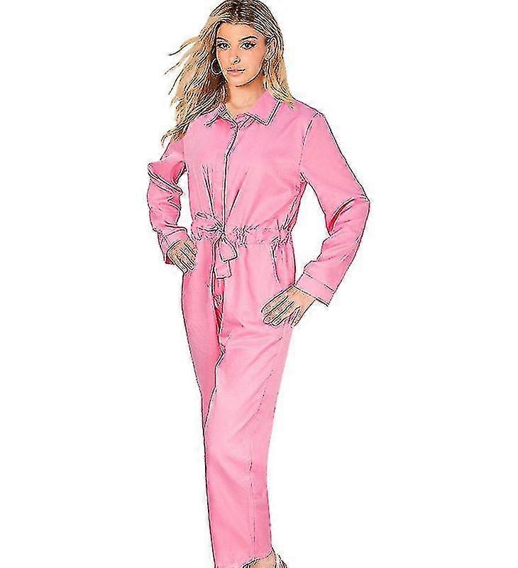 Ταινία Barbie Cosplay κοστούμι ροζ μαζορέτες ολόσωμη φόρμα Απόκριες φανταχτερό φόρεμα καρναβάλι κοστούμι για ενήλικο παιδί Κ