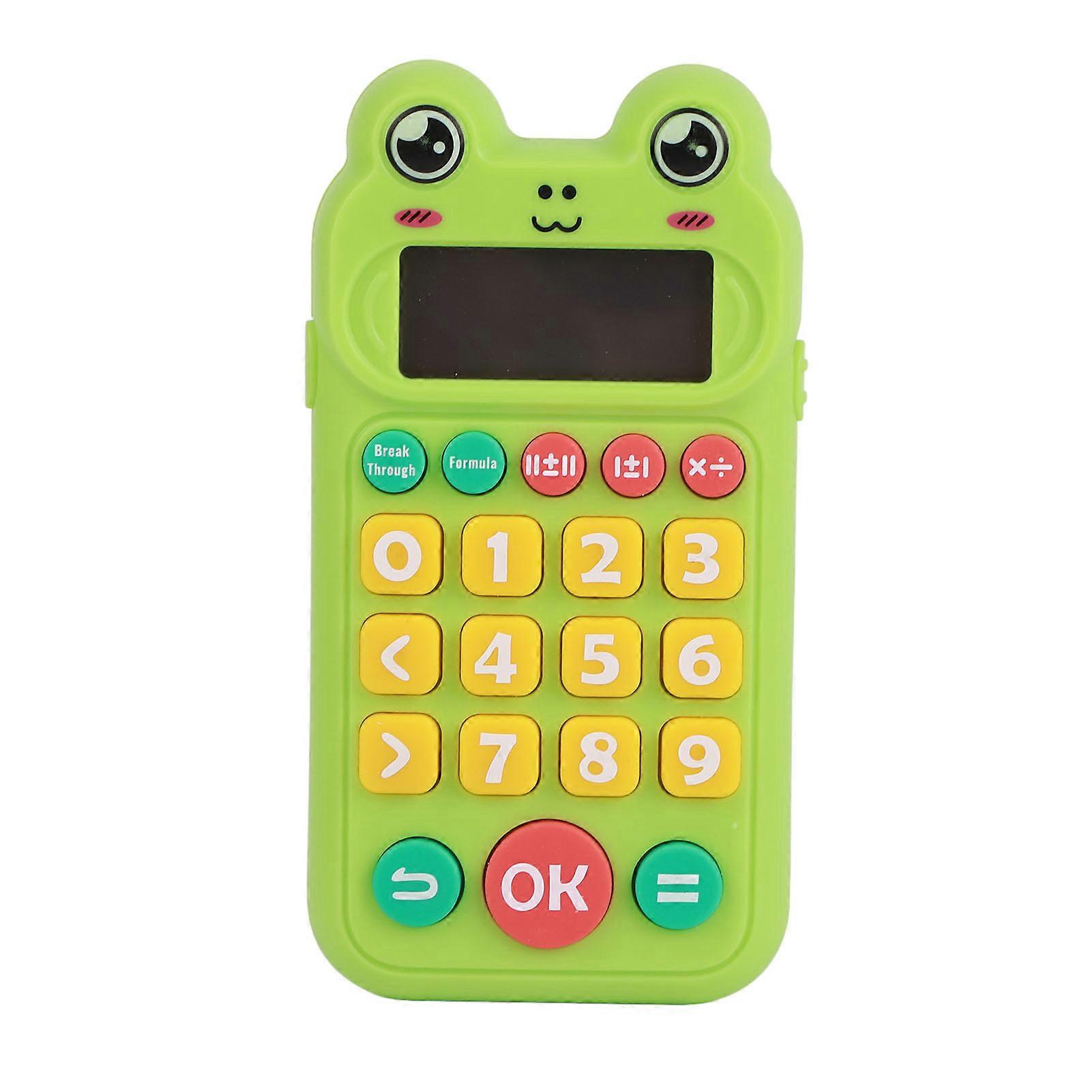 Kids Oral Arithmetic Toy Clear Voice Prompts LCD Screen Portable Arithmetic Exercise Toy for Entertainment for Learning(Shipped without batteries)