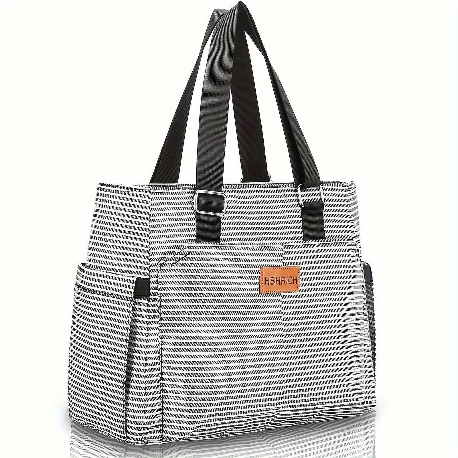 1pc Large Capacity Leakproof Lunch Bag - Insulated Portable Cooler Tote with Storage Pocket - Perfect for Back to School, Class, College, and Meal Pre