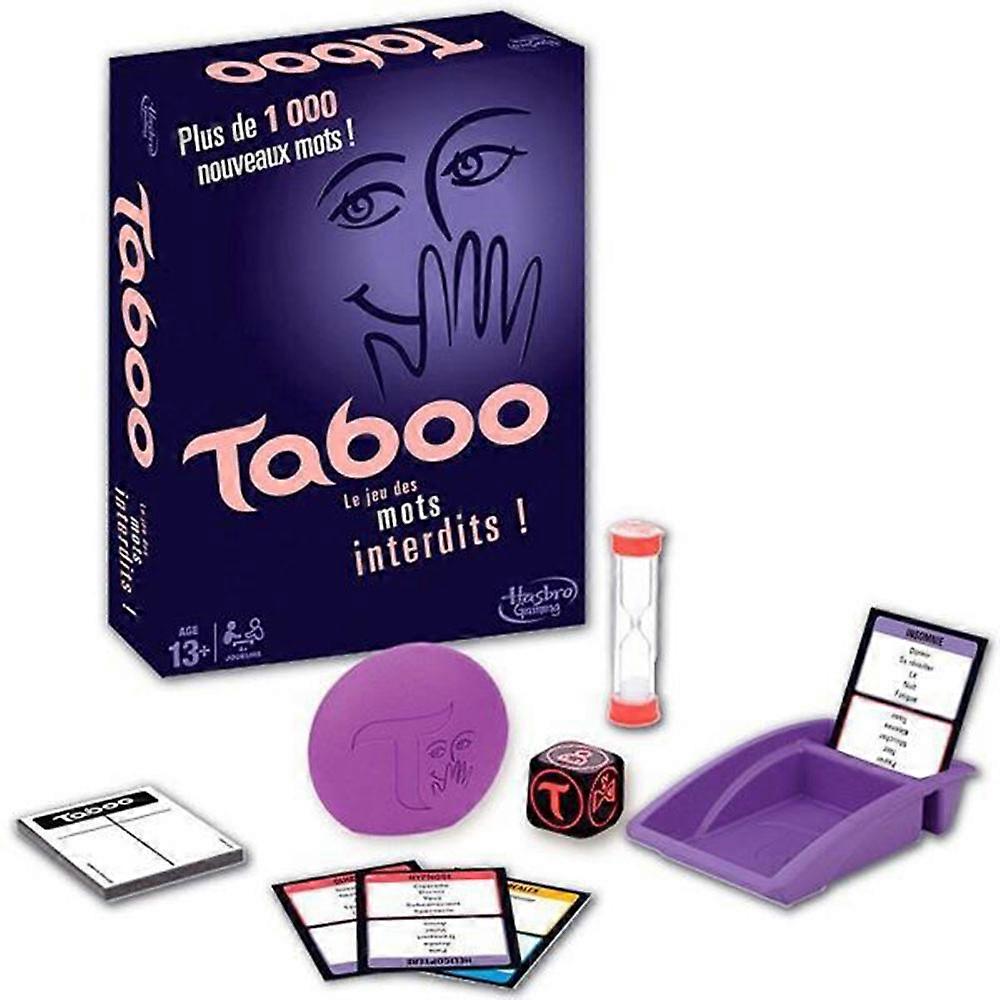 Taboo Game Card Set with Hourglasses Terrible Truths Hilarious Dares Game for Holiday Party