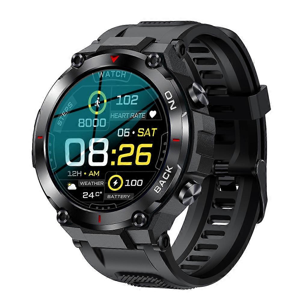 K37 Smart Sports Watch 1.32'' 360*360px Full-touch Screen 40 Days Super Long Standby Navigation IP67 Waterproof Fitness Compatible with Android iOS