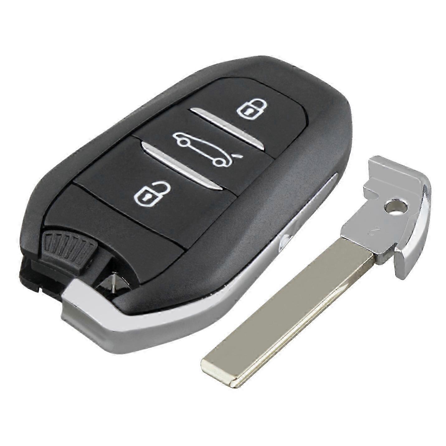 Car Smart Remote Key 3 Button 433Mhz 46 CHIP Fit for 208 3008 508 5008 Expert (C)