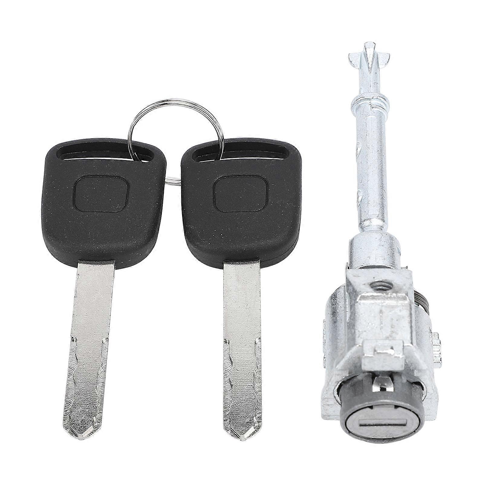 Front Door Lock Cylinder Set with 2 Keys 72185T2AA01 Perfect Fit Car Front Door Lock Cylinder for Accord 2013‑2017