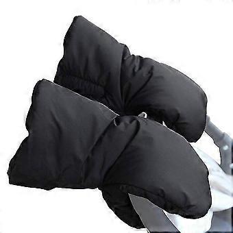 1 Pair Stroller Gloves Universal Pram Hand Muffs, Anti-freeze Stroller Mittens Cart Gloves Gear Shopping Cart Hand Warmers Waterproof Winter Gloves Wi