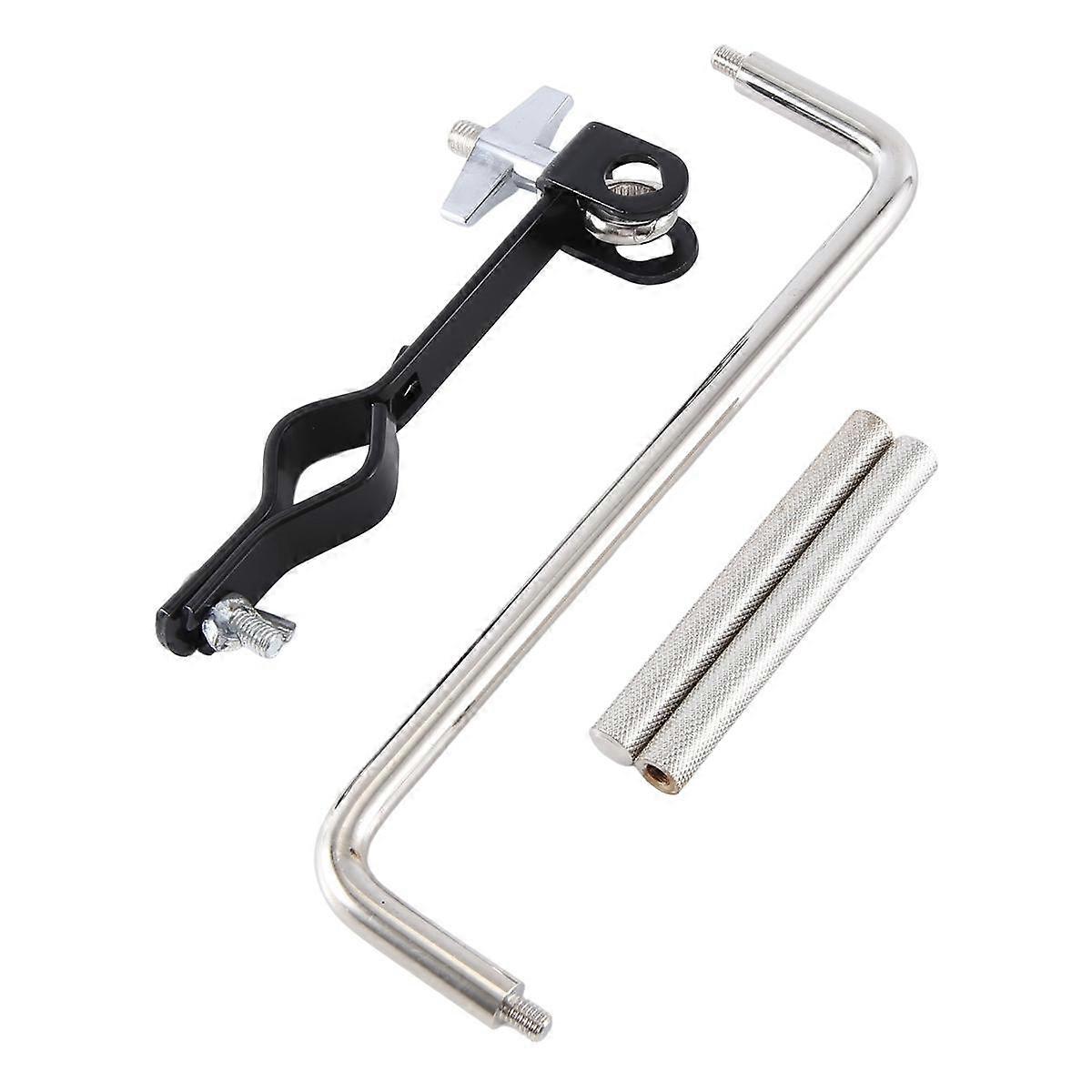 Z Shape Drum Cymbal Arm Rod Clip Clamp Hardware Water Cymbal Expansion Holder Drum Rack Percussion