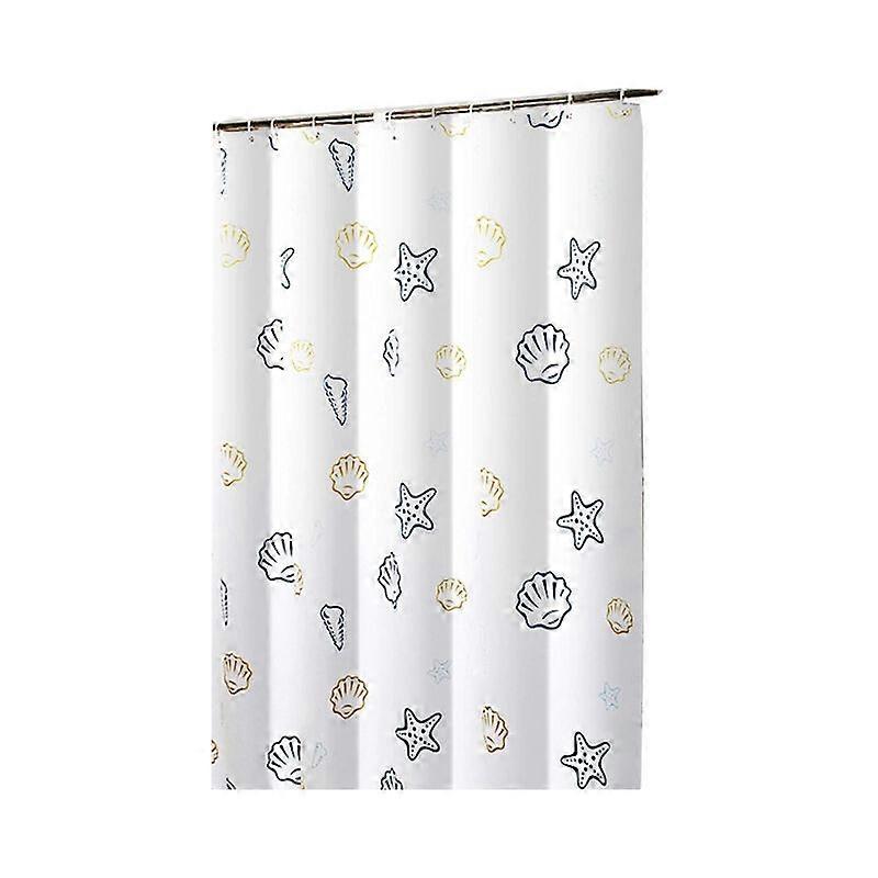 Nytt Ocean World duschdraperi polyester duschdraperi lämplig
