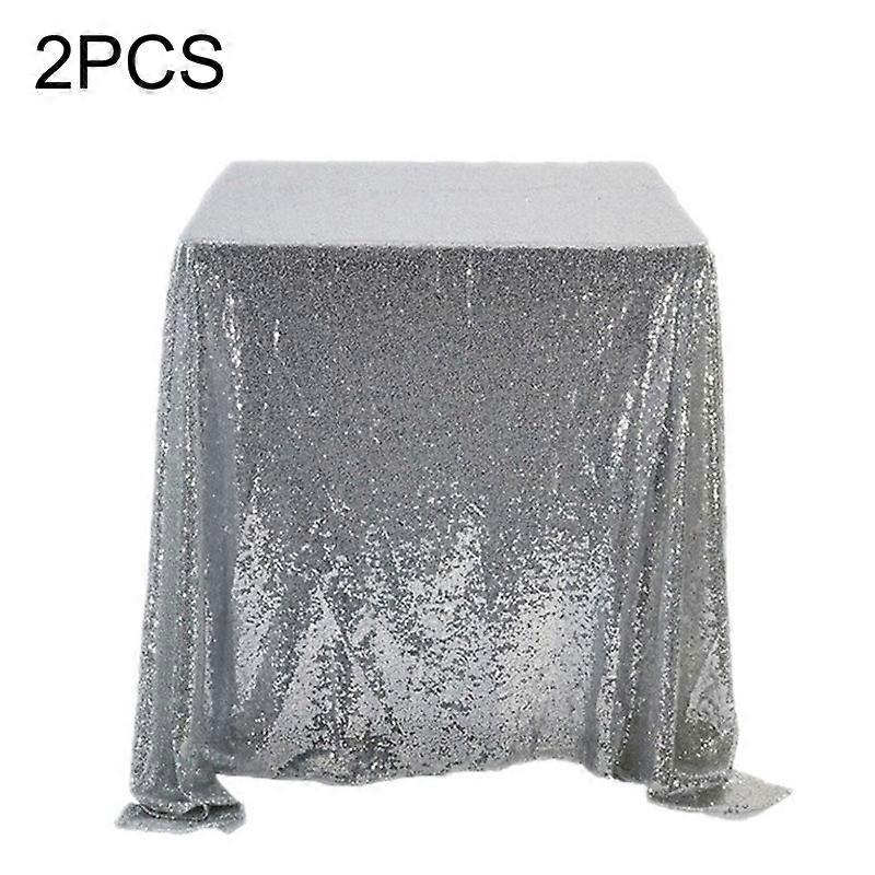 2 PCS Round Table Decoration Cloth