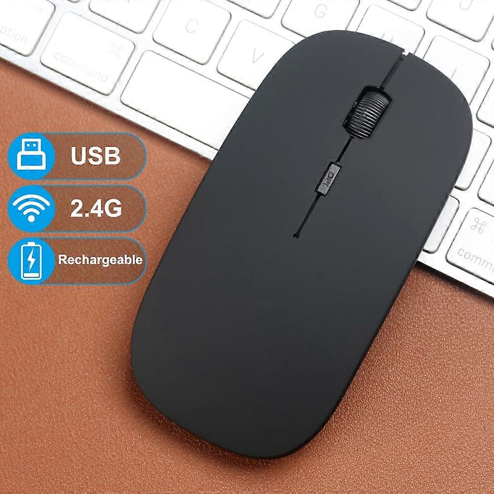 Wireless Mouse Rechargeable Bluetooth~compatible Gaming Mouse with 2.4GHz USB Receiver for PC MacBook Tablet Laptop Mause Gamer Mice & Trackballs