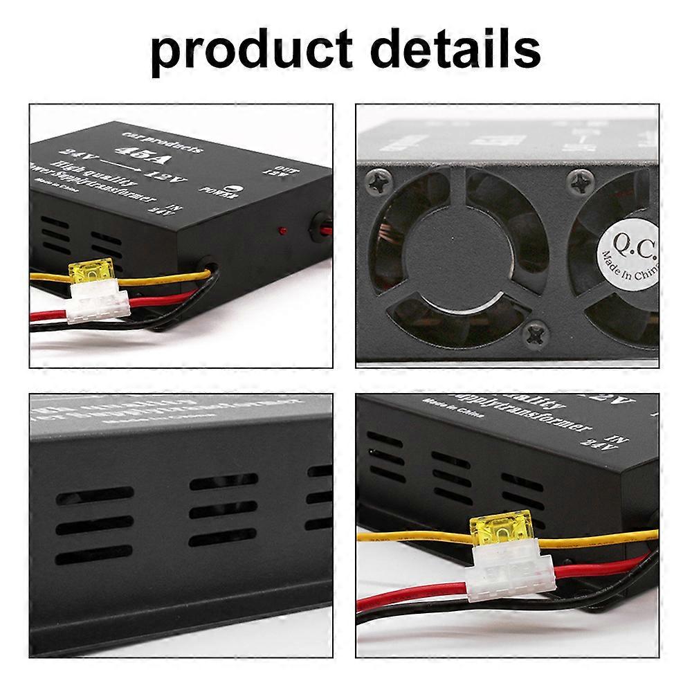 Direct Voltage Reducer 24Volt Step Down to 12Volt VoltBuck Regulator Voltage Transformer Direct Voltage Converter Voltage Inverter