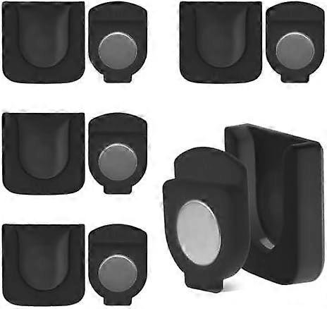 5-Pack Magnetic Remote Control Holder Wall Mount, Self-Adhesive Storage Organizers for TV & AC Remotes